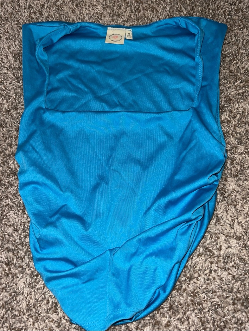 Bright Turquoise One-Piece Swimsuit